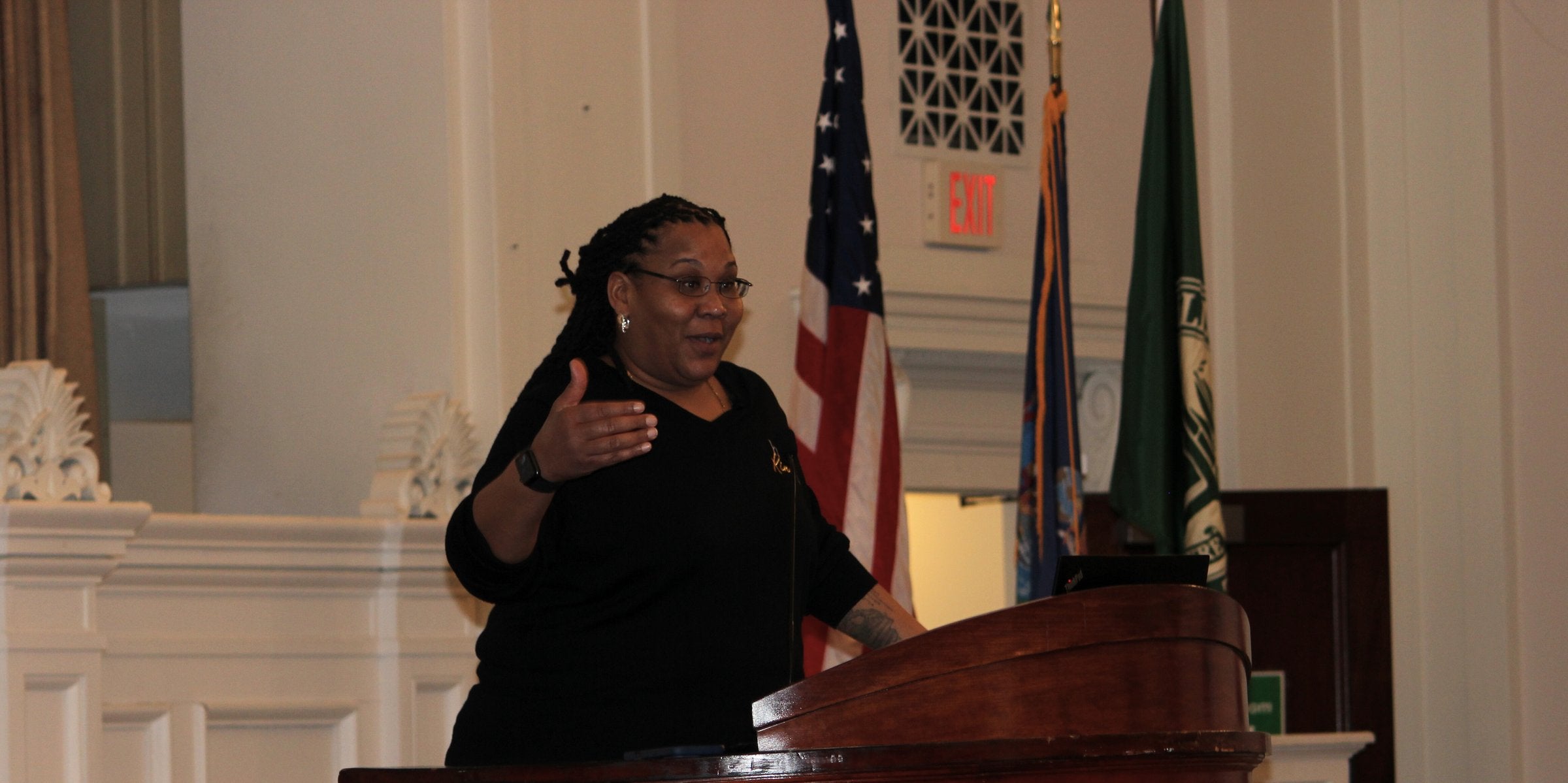 Dr. Ebony I. Green speaking